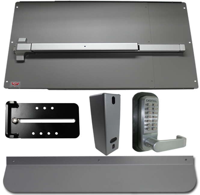 Lockey Panic Bar and Panic Shield Security Kit